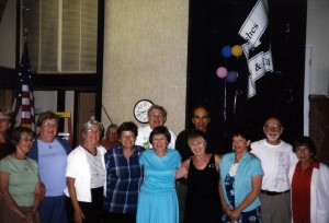 Ruth Gundelfinger and Lee Newland with the dance group, circa 1990